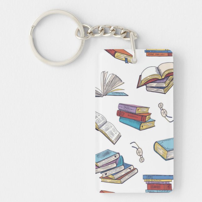 Llavero Patrón de libro (Frente)