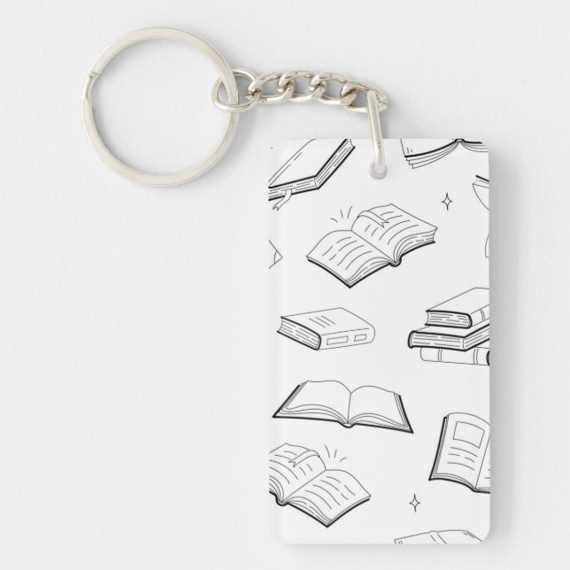 Llavero Patrón de libro (Frente)