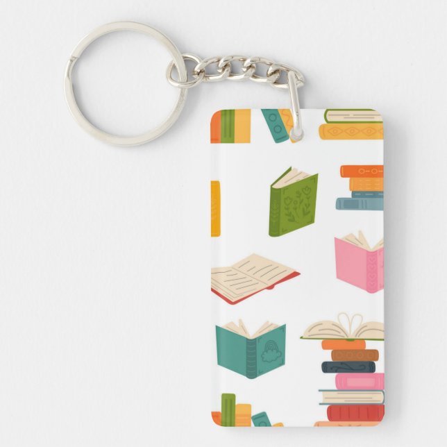 Llavero Patrón de libro (Frente)