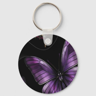 Llavero Patrón de mariposa de ensueño