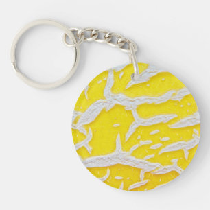 Llavero Patrón de melón amarillo