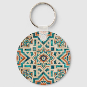 Llavero Patrón de mosaico marroquí