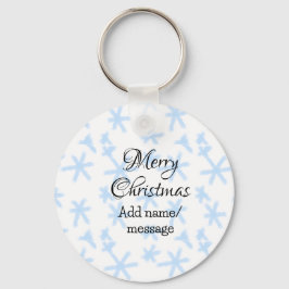Llavero Patrón de nieve del patrón de nieve de la nieve az