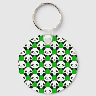 Llavero Patrón de oso Kawaii Panda