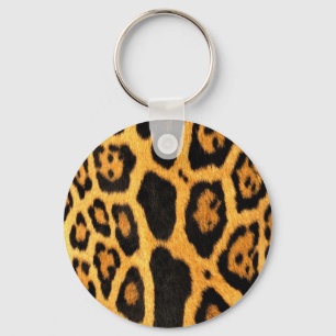 Llavero Patrón de piel de leopardo