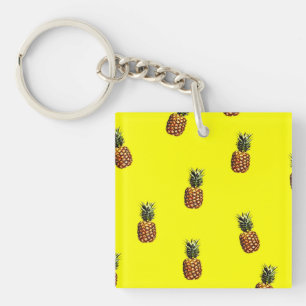 Llavero patrón de piña