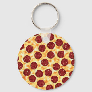 Llavero Patrón de Pizza de Pepperoni