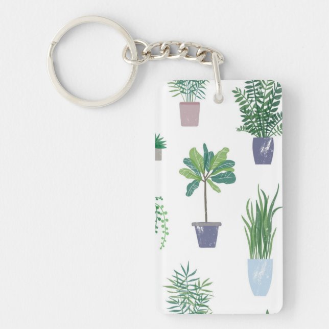 Llavero Patrón de planta (Frente)
