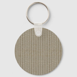 Llavero Patrón de punto Jersey a rayas en beige suave