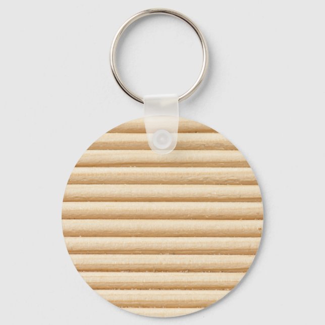 Llavero Patrón de rayas de madera (Anverso)