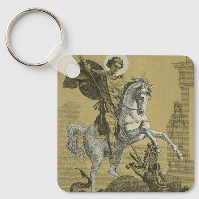 Llavero Patrón de San Jorge de Inglaterra (Anverso)