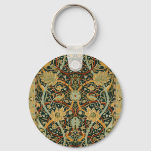 Llavero Patrón de tapiz del bosque de William Morris: Vint