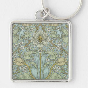 Llavero Patrón de Thicket de la primavera de William Morri