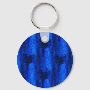 Llavero Patrón de vidrio roto azul