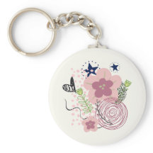 Patrón floral de corte