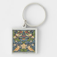Patrón floral William Morris Strawberry Thef