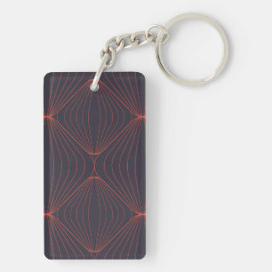 Llavero Patrón gráfico sencillo y elegante inspirado en Na