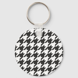 Llavero Patrón gris, negro y blanco sin soldadura