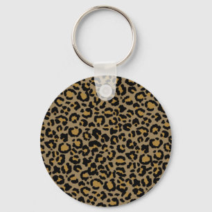 Llavero Patrón leopardo en Natural 2