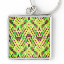 Patrón marrón y verde