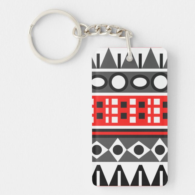Llavero Patrón nativo azteca (Frente)