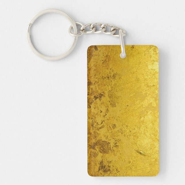 Llavero Patrón ORO PURO / hoja de oro (Frente)