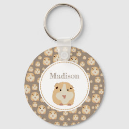 Llavero Patrón personalizado de hámster corto