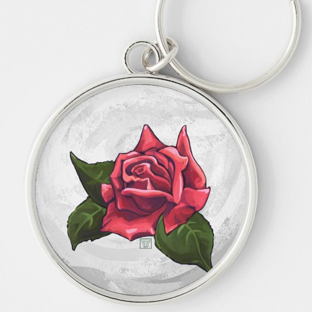 Llavero patrón Rosa (Frente)