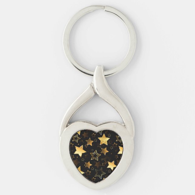Llavero Patrón sin foco con las estrellas doradas (Anverso)