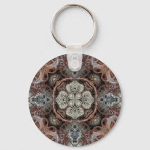 Llavero Patrón vintage geométrico de Art Nouveau