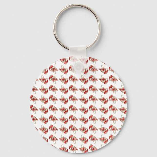 Llavero Patrones de bulldog (Anverso)