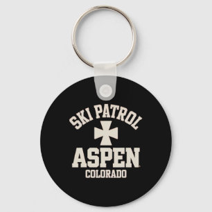 Llavero Patrulla de Esquí Aspen Colorado Esquí y Snowboard