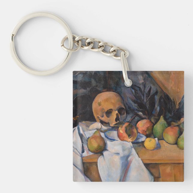 Llavero Paul Cezanne - Bodegón con calavera (Frente)