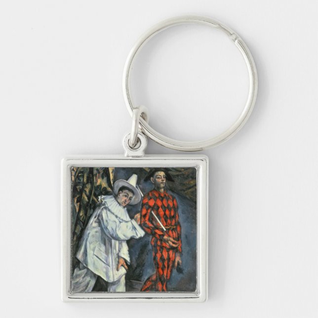 Llavero Paul Cezanne el | Pierrot y Harlequin, 1888 (Frente)