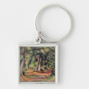 Llavero Paul Cezanne el Sous-bois 1890-94