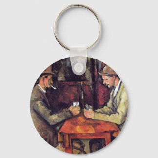 Llavero Paul Cezanne - Los Jugadores de Cartas Pintura de 