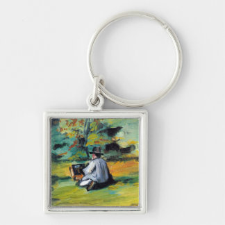 Llavero Paul Cezanne - pintor en el trabajo