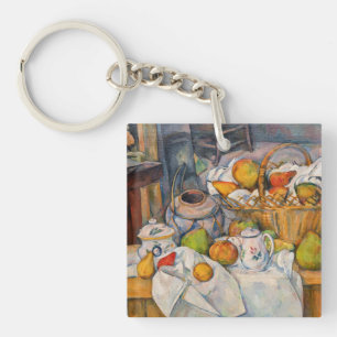 Llavero Paul Cezanne - Todavía la vida con una canasta