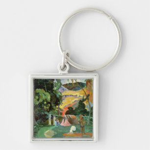 Llavero Paul Gauguin el   Matamoe o, paisaje con los pavos