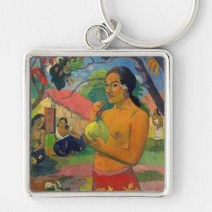 Llavero Paul Gauguin - Mujer sosteniendo una fruta
