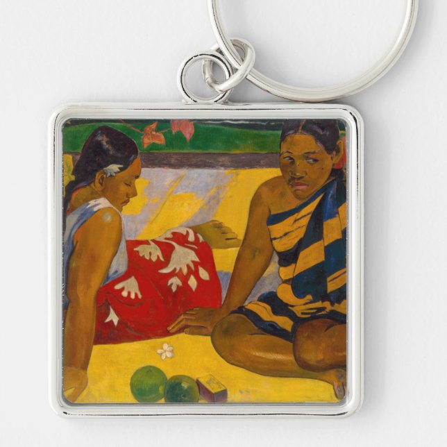 Llavero Paul Gauguin - Parau Api / ¿Qué hay de nuevo? (Frente)