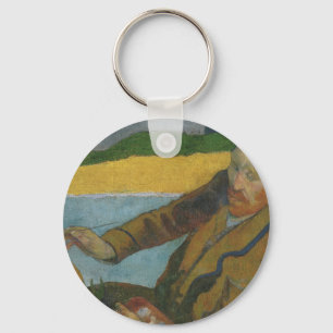 Llavero Paul Gauguin Vincent van Gogh pintando girasoles