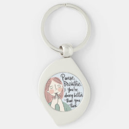 Llavero Pause.Breath Keychain
