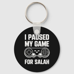Llavero Pausé mi juego por Salah jugador musulmán Ramadan