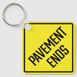 Llavero Pavements End Metalizado Square Keychain