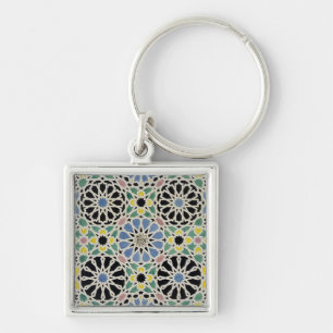 Llavero Pavimento de mosaico en Alhambra, 'del árabe
