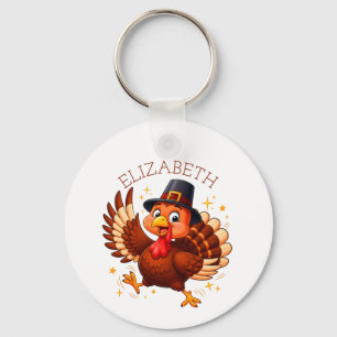 Llavero Pavo Bailarín Personalizado