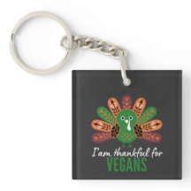 Pavo de Acción de Gracias Agradecido con Veganos