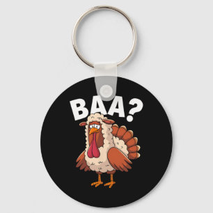 Llavero Pavo de Acción de Gracias Divertido Feliz Disfraz