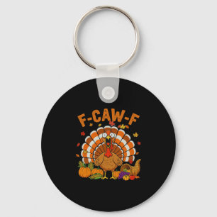 Llavero Pavo Divertido F-caw-f Día de Acción de Gracias Fc